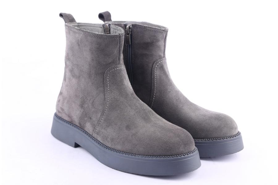 D.moro Shoes Women Suede Leather Ankle Boots For Winter: 545H Mink (Wholesale)