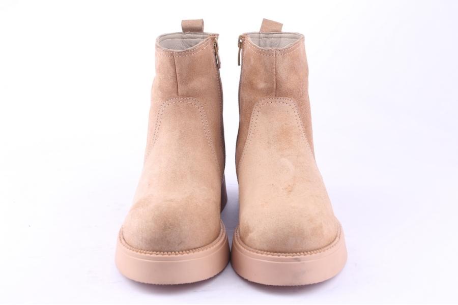 D.moro Shoes Women Suede Leather Ankle Boots For Winter: 545H Powder (Wholesale)