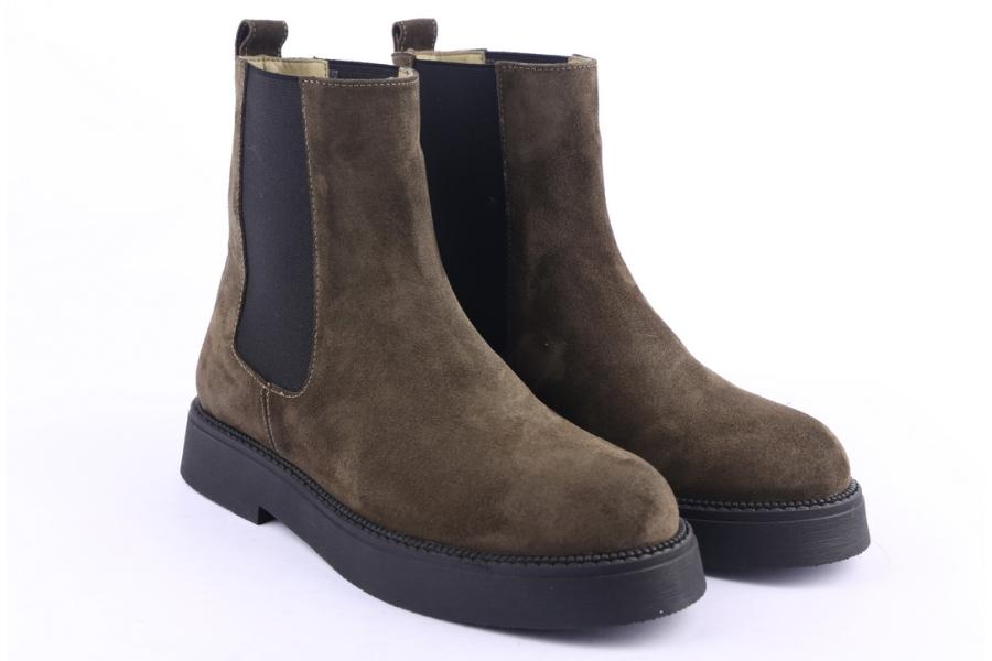 D.moro Shoes Women Suede Leather Ankle Boots For Winter: 545I Brown (Wholesale)