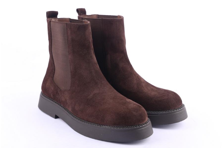D.moro Shoes Women Suede Leather Ankle Boots For Winter: 545I Brown (Wholesale)