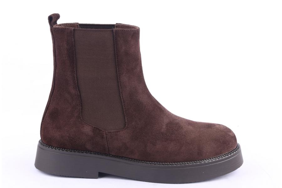 d.moro shoes Women Suede Leather Ankle Boots for Winter: 545I Brown (Wholesale)