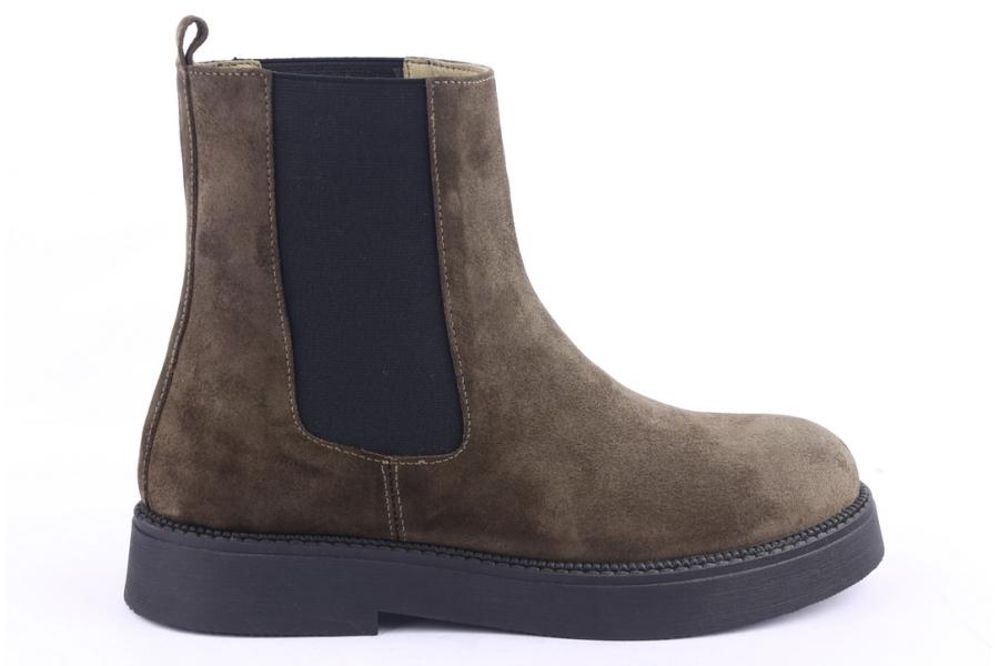 d.moro shoes Women Suede Leather Ankle Boots for Winter: 545I Brown (Wholesale)