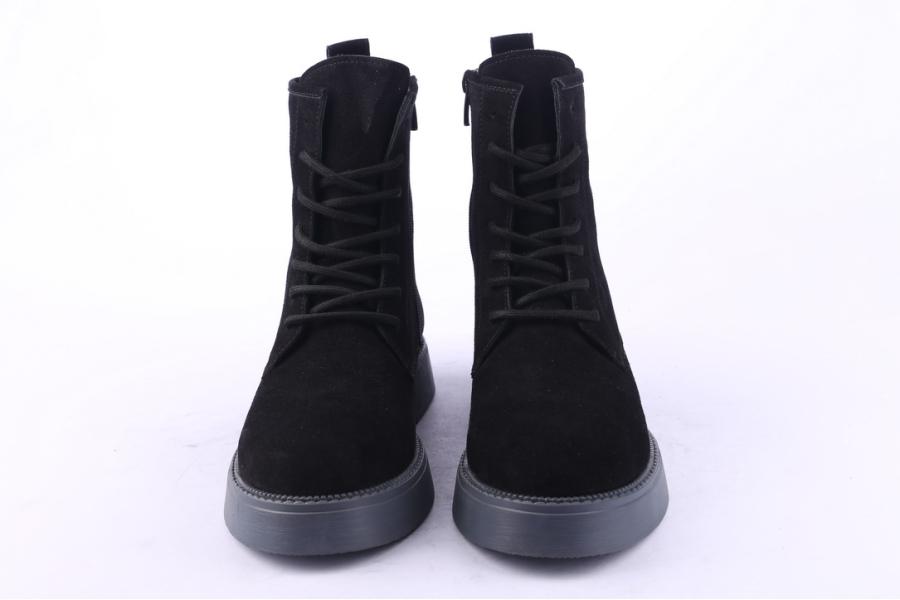 D.moro Shoes Women Suede Leather Ankle Boots For Winter: 545J Black (Wholesale)