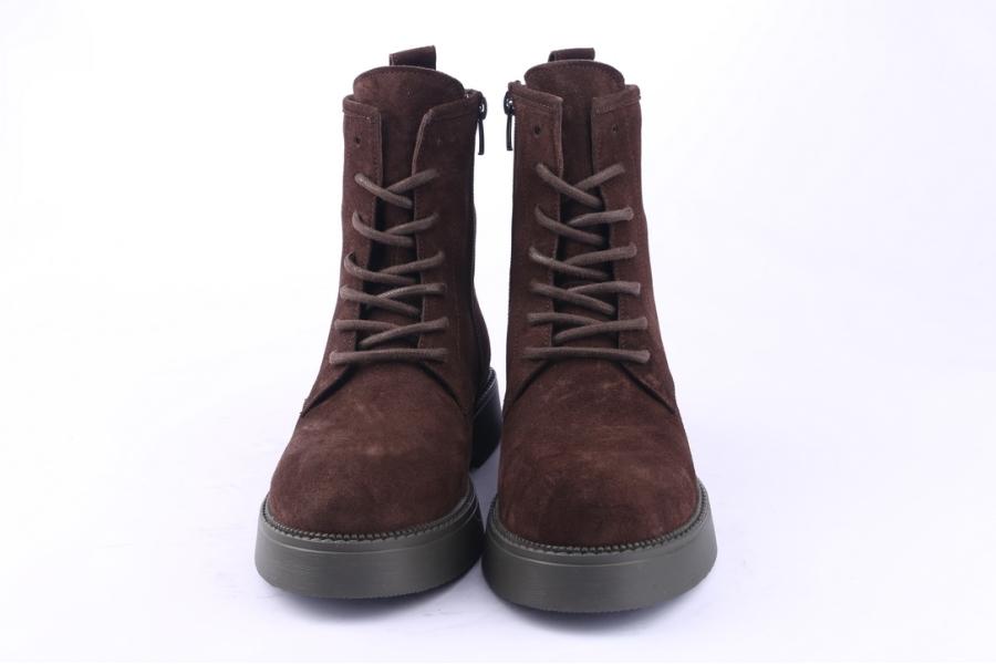 D.moro Shoes Women Suede Leather Ankle Boots For Winter: 545J Brown (Wholesale)