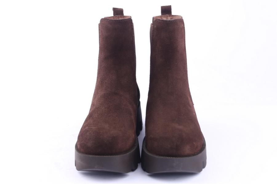 D.moro Shoes Women Suede Leather Ankle Boots For Winter: 556B Brown (Wholesale)