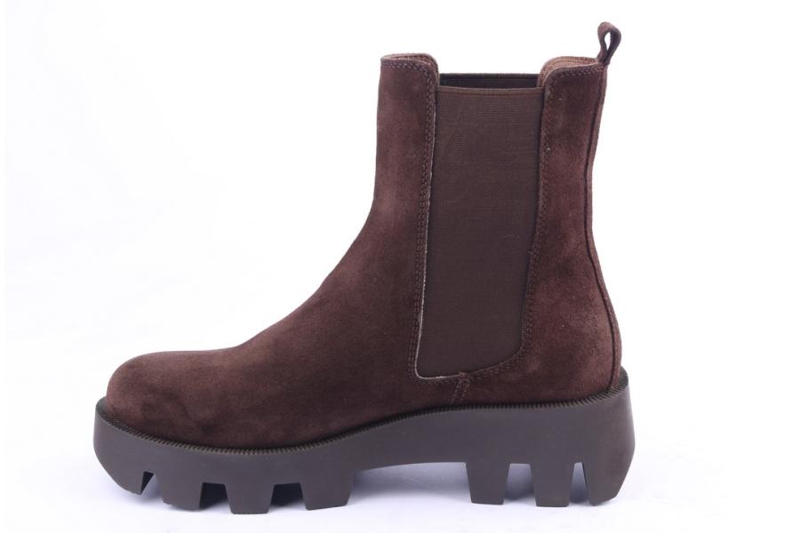 D.moro Shoes Women Suede Leather Ankle Boots For Winter: 556B Brown (Wholesale)