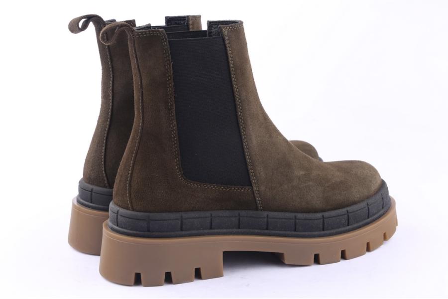 D.moro Shoes Women Suede Leather Ankle Boots For Winter: 559C Brown (Wholesale)