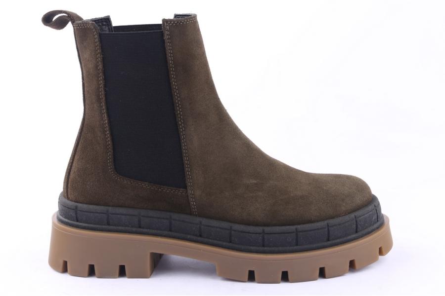 d.moro shoes Women Suede Leather Ankle Boots for Winter: 559C Brown (Wholesale)