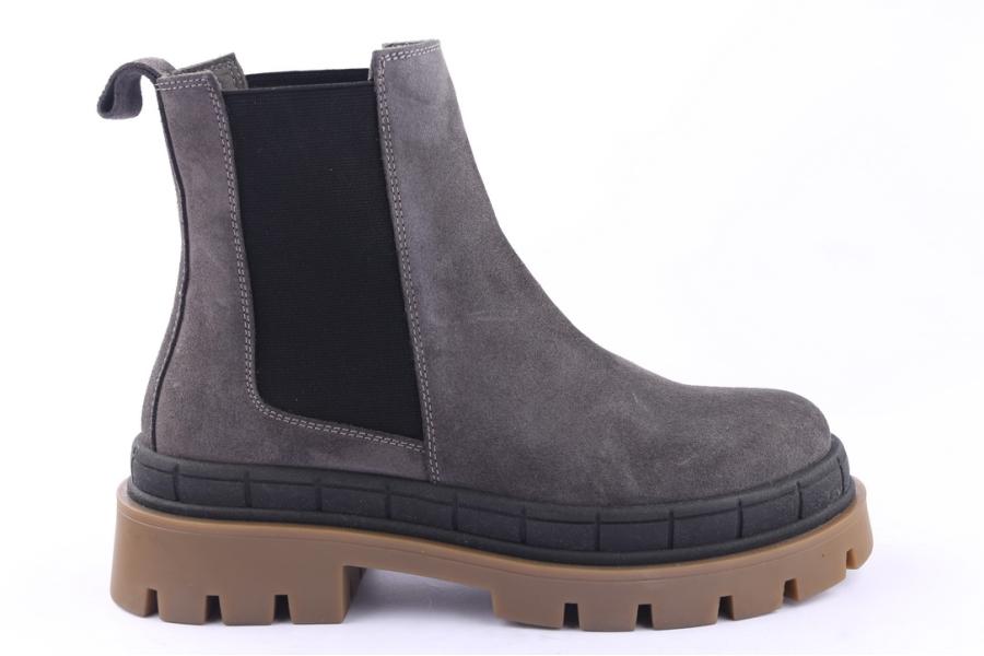 d.moro shoes Women Suede Leather Ankle Boots for Winter: 559C Grey (Wholesale)