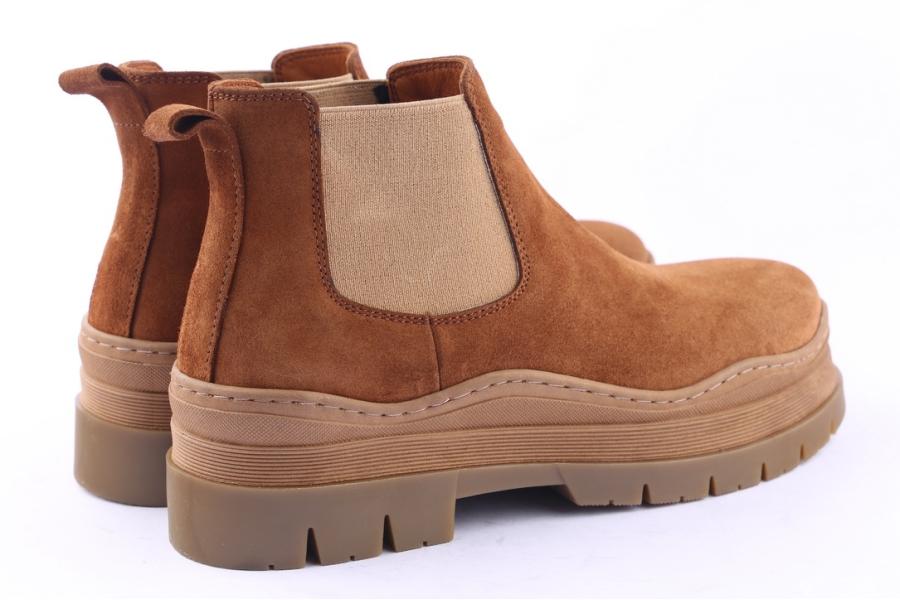 D.moro Shoes Women Suede Leather Ankle Boots For Winter: 564B Tan (Wholesale)