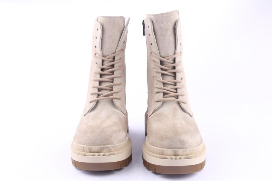 D.moro Shoes Women Suede Leather Ankle Boots For Winter: 567B Beige (Wholesale)
