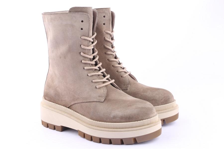 D.moro Shoes Women Suede Leather Ankle Boots For Winter: 567B Beige (Wholesale)