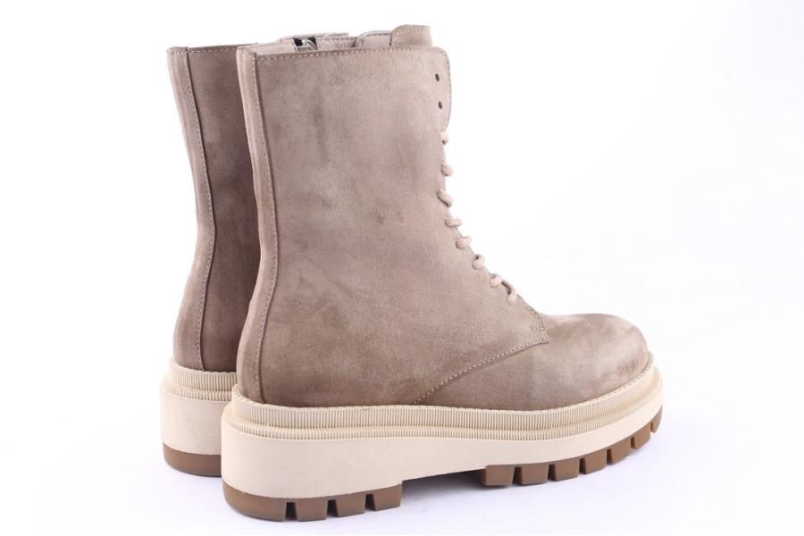D.moro Shoes Women Suede Leather Ankle Boots For Winter: 567B Beige (Wholesale)