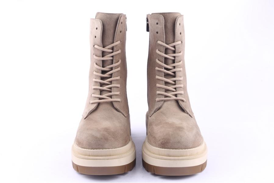 D.moro Shoes Women Suede Leather Ankle Boots For Winter: 567B Beige (Wholesale)