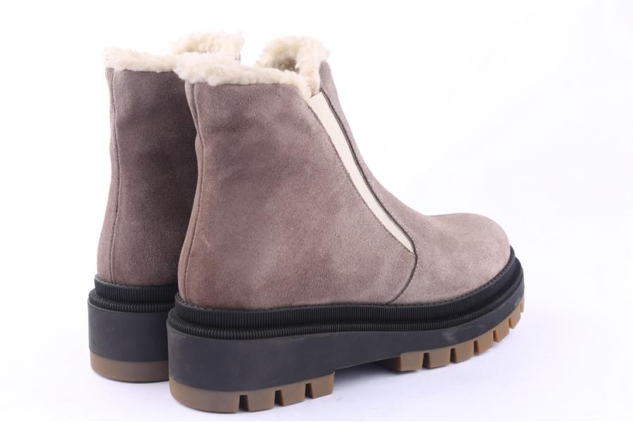 D.moro Shoes Women Suede Leather Ankle Boots For Winter: 567D Grey (Wholesale)