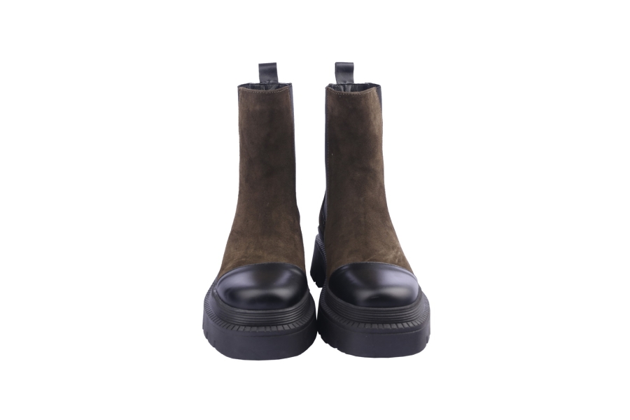 D.moro Shoes Women Suede Leather Ankle Boots For Winter: 574B Brown (Wholesale)