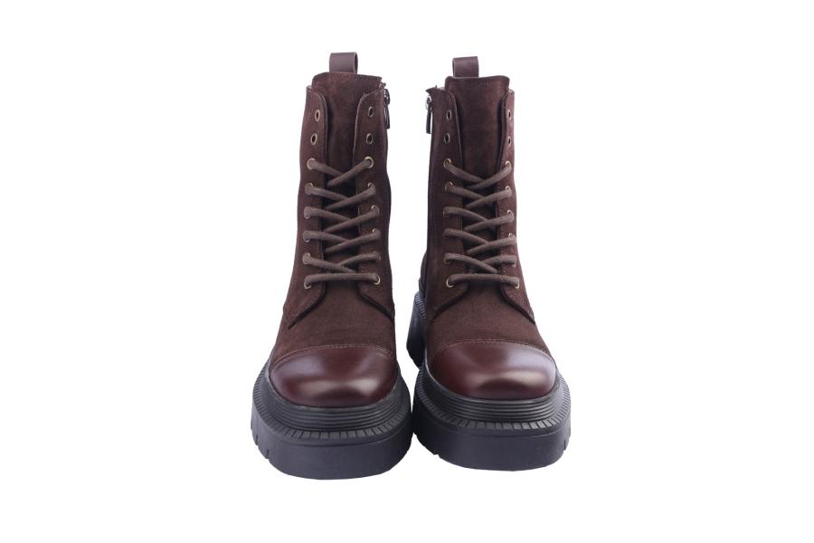 D.moro Shoes Women Suede Leather Ankle Boots For Winter: 574C Burgundy (Wholesale)