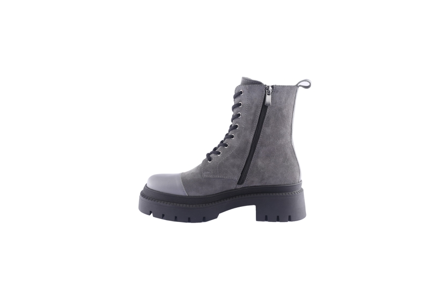 D.moro Shoes Women Suede Leather Ankle Boots For Winter: 574C Grey (Wholesale)