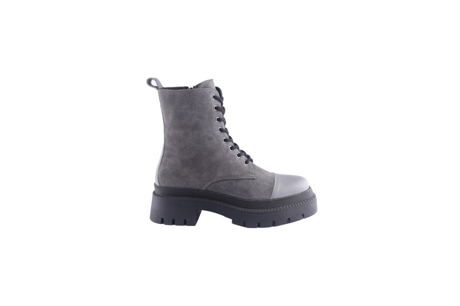 d.moro shoes Women Suede Leather Ankle Boots for Winter: 574C Grey (Wholesale)