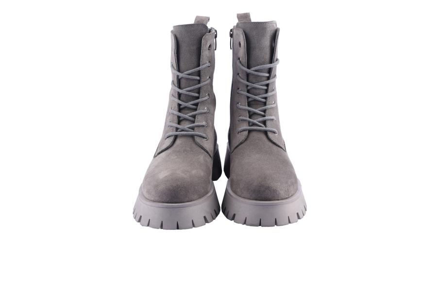 D.moro Shoes Women Suede Leather Ankle Boots For Winter: 652B Grey (Wholesale)