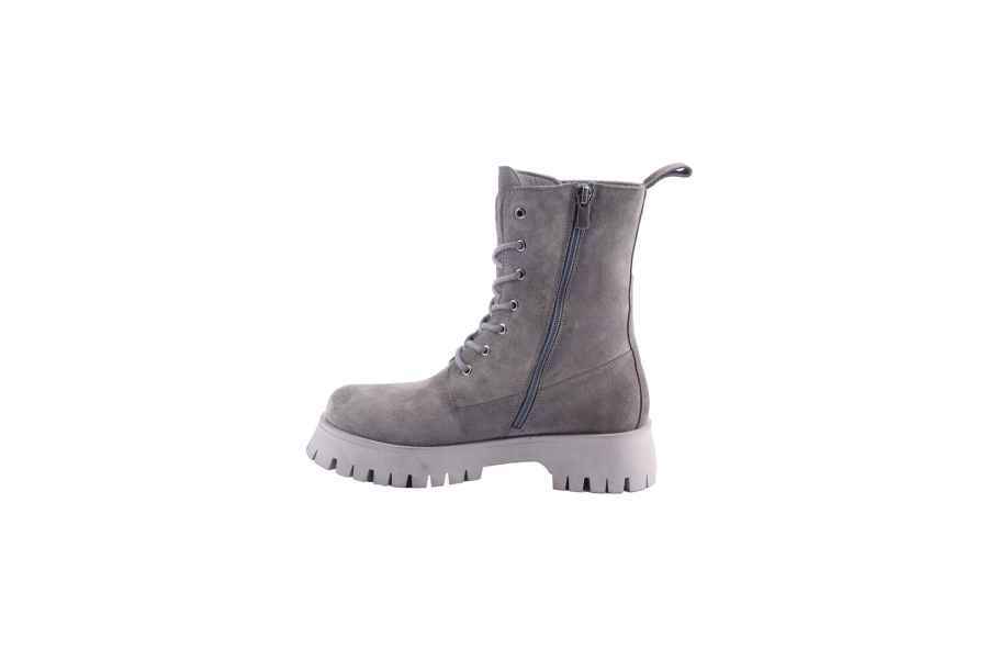 D.moro Shoes Women Suede Leather Ankle Boots For Winter: 652B Grey (Wholesale)