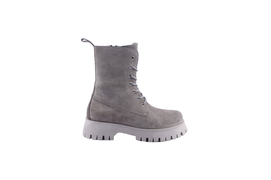 d.moro shoes Women Suede Leather Ankle Boots for Winter: 652B Grey (Wholesale)