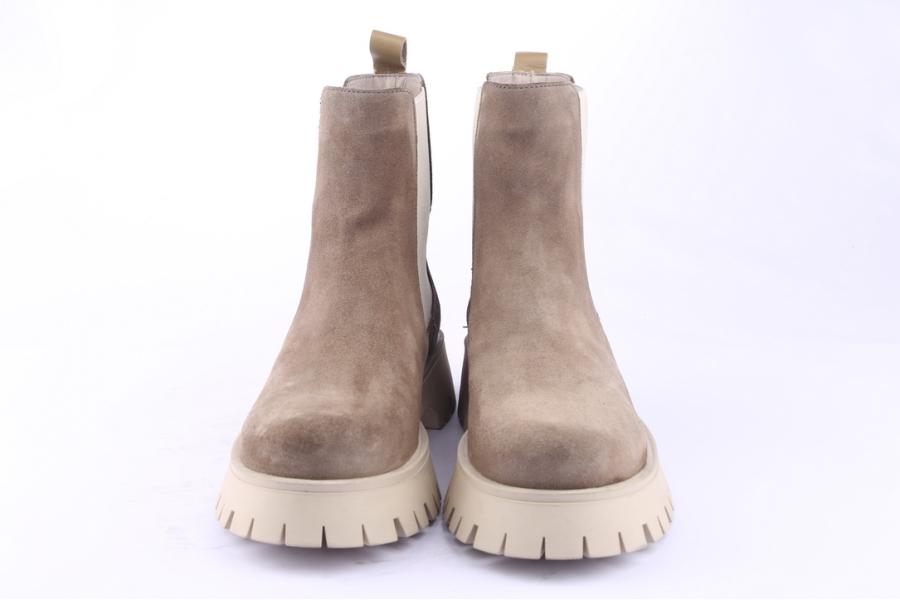 D.moro Shoes Women Suede Leather Ankle Boots For Winter: 652C Beige (Wholesale)