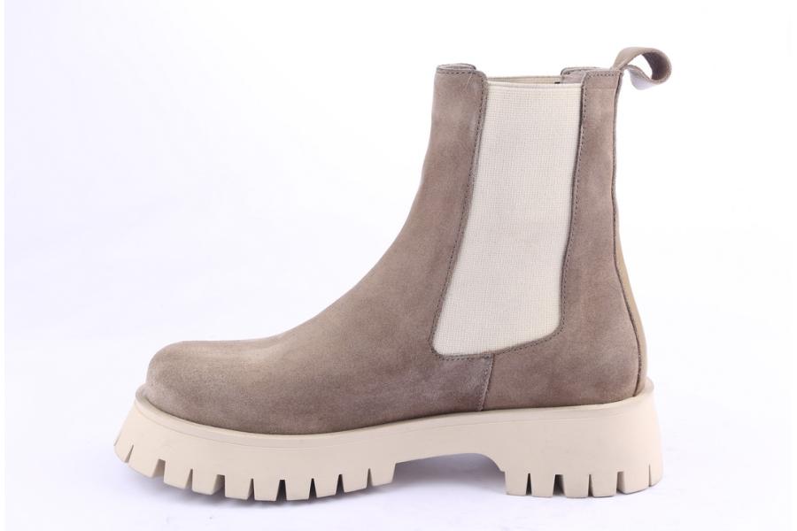D.moro Shoes Women Suede Leather Ankle Boots For Winter: 652C Beige (Wholesale)
