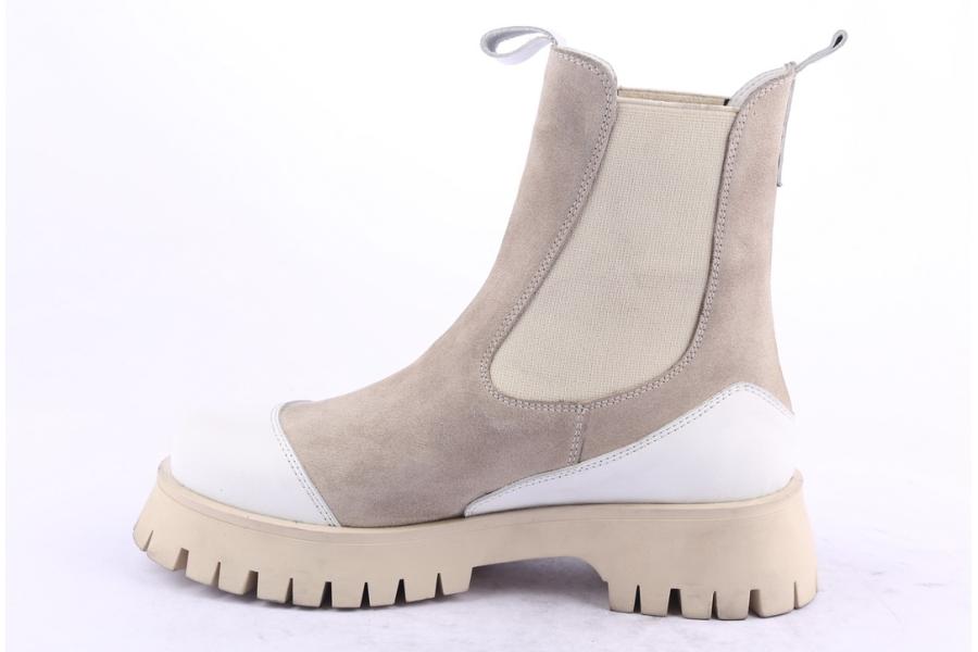 D.moro Shoes Women Suede Leather Ankle Boots For Winter: 652G Beige (Wholesale)