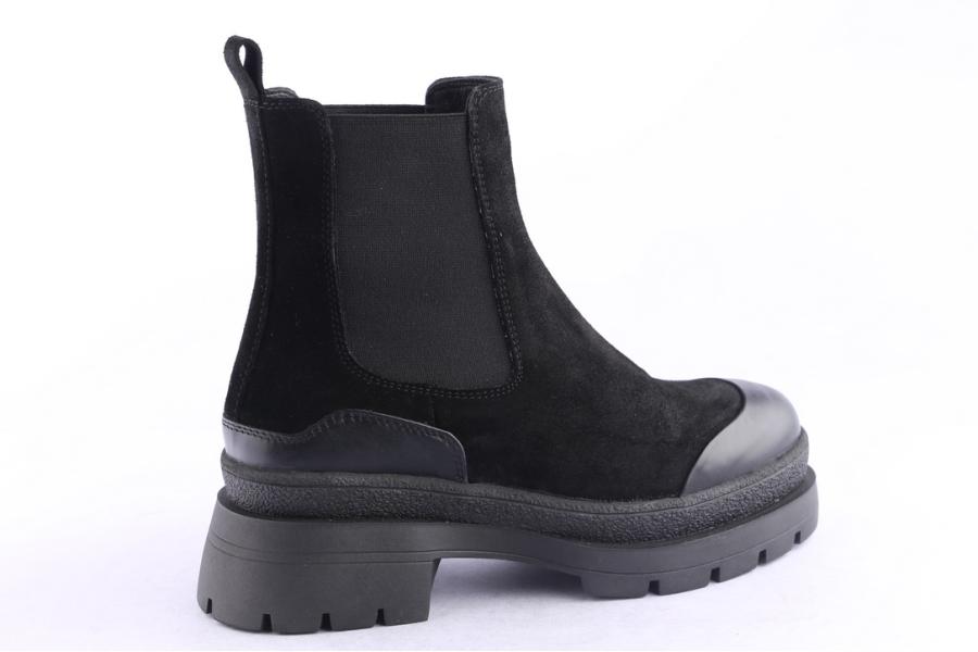 D.moro Shoes Women Suede Leather Ankle Boots For Winter: 656A Black (Wholesale)