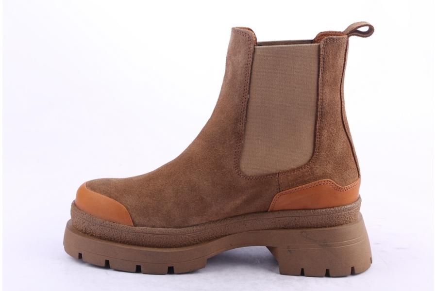D.moro Shoes Women Suede Leather Ankle Boots For Winter: 656A Tan (Wholesale)