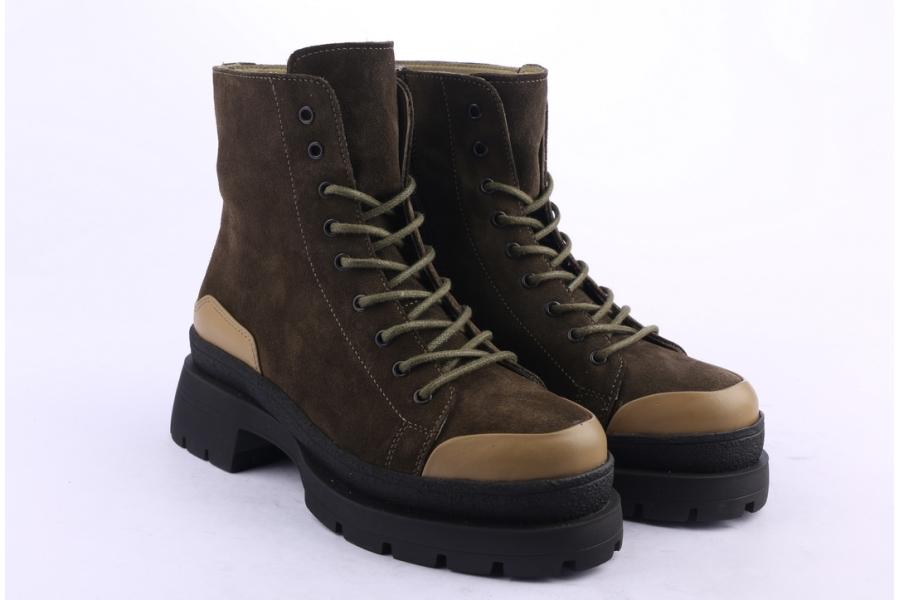 D.moro Shoes Women Suede Leather Ankle Boots For Winter: 656B Brown (Wholesale)