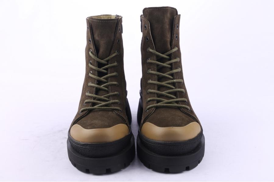 D.moro Shoes Women Suede Leather Ankle Boots For Winter: 656B Brown (Wholesale)