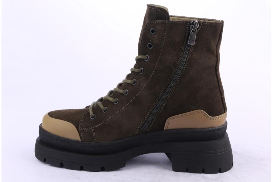 D.moro Shoes Women Suede Leather Ankle Boots For Winter: 656B Brown (Wholesale)