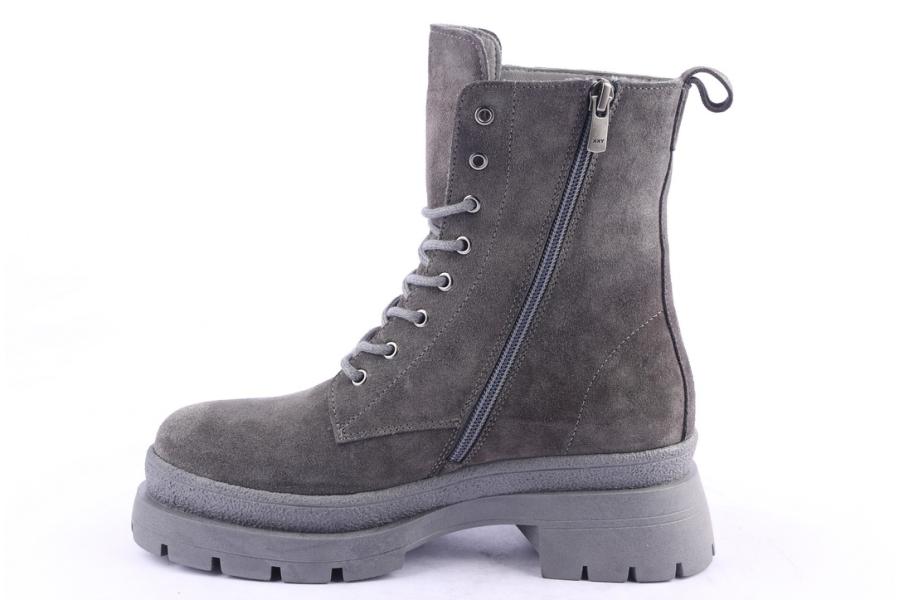 D.moro Shoes Women Suede Leather Ankle Boots For Winter: 656C Grey (Wholesale)