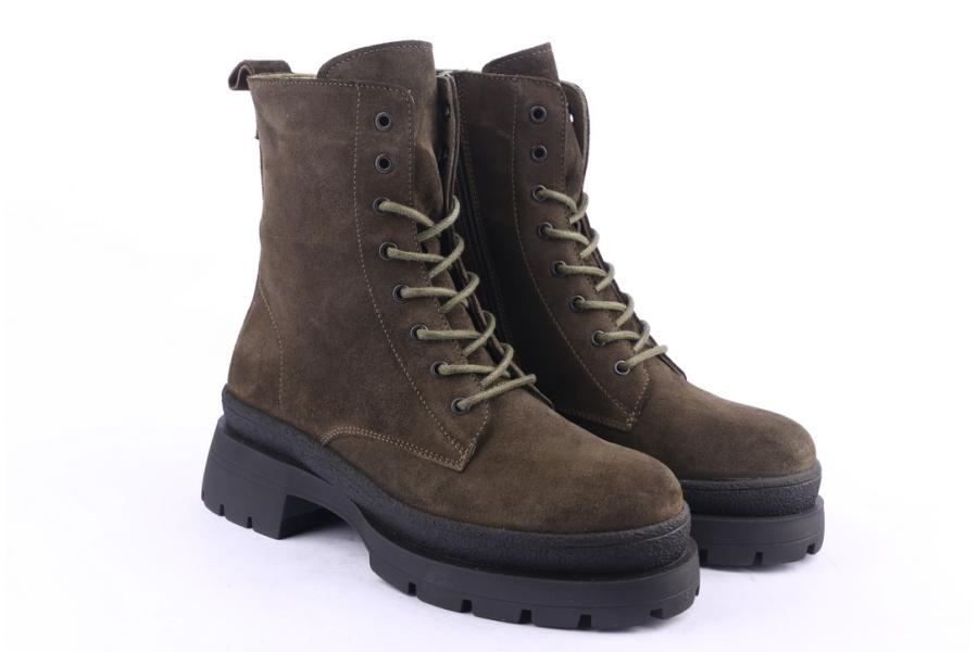 D.moro Shoes Women Suede Leather Ankle Boots For Winter: 656C Khaki (Wholesale)