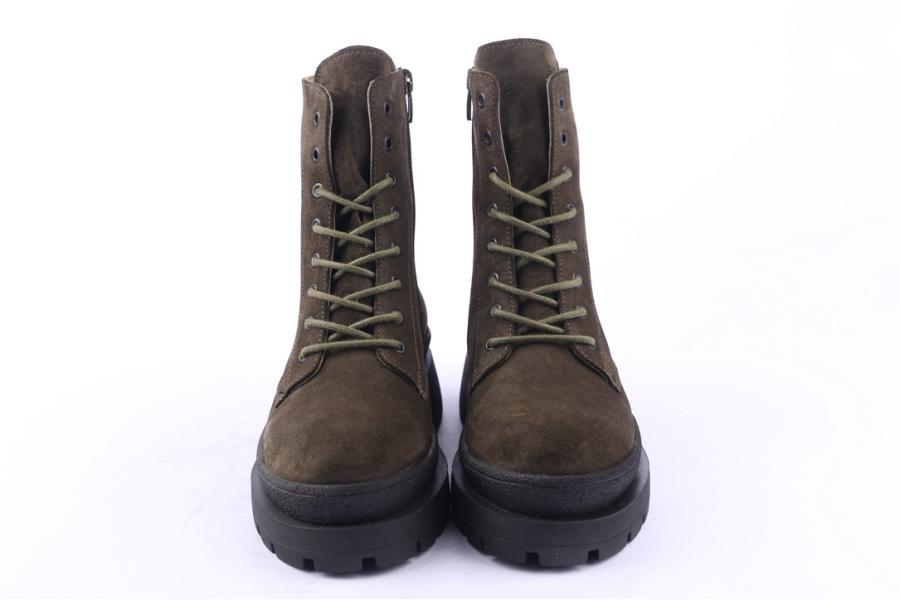 D.moro Shoes Women Suede Leather Ankle Boots For Winter: 656C Khaki (Wholesale)