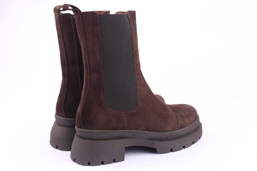 D.moro Shoes Women Suede Leather Ankle Boots For Winter: 656D Brown (Wholesale)