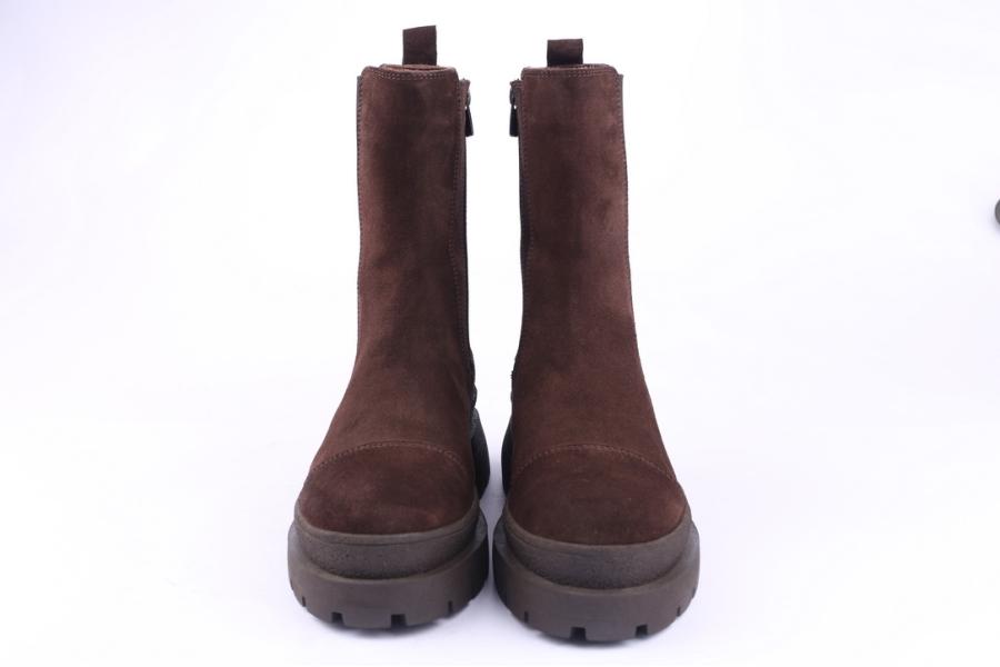 D.moro Shoes Women Suede Leather Ankle Boots For Winter: 656D Brown (Wholesale)