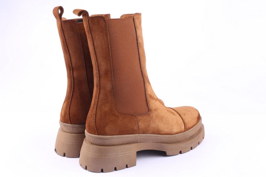 D.moro Shoes Women Suede Leather Ankle Boots For Winter: 656D Tan (Wholesale)