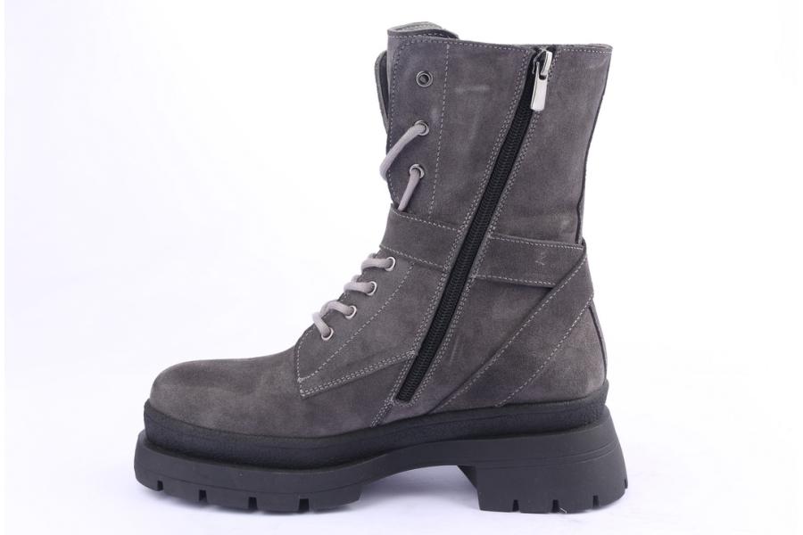 D.moro Shoes Women Suede Leather Ankle Boots For Winter: 656F Grey (Wholesale)