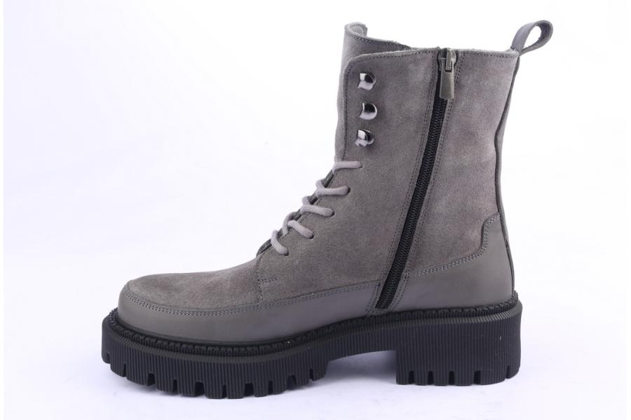 D.moro Shoes Women Suede Leather Ankle Boots For Winter: 657D Grey (Wholesale)