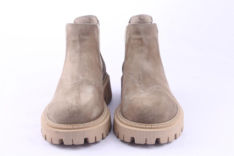 D.moro Shoes Women Suede Leather Ankle Boots For Winter: 657H Beige (Wholesale)
