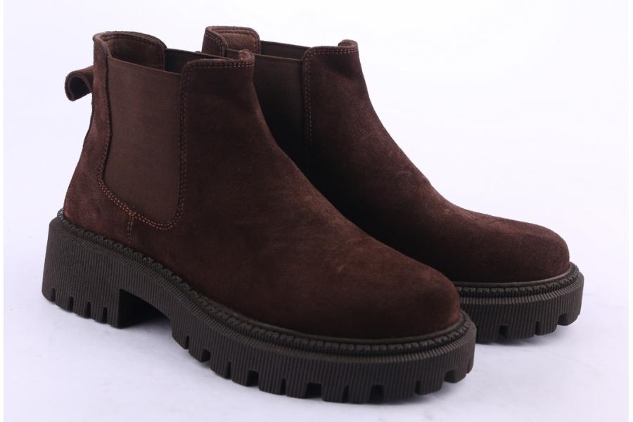 D.moro Shoes Women Suede Leather Ankle Boots For Winter: 657H Brown (Wholesale)