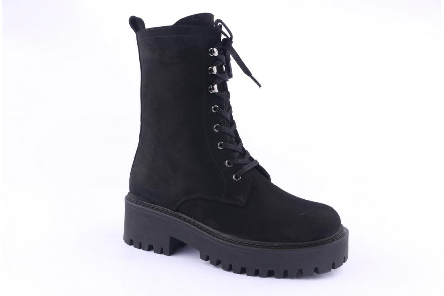 D.moro Shoes Women Suede Leather Ankle Boots For Winter: 756 Black (Wholesale)