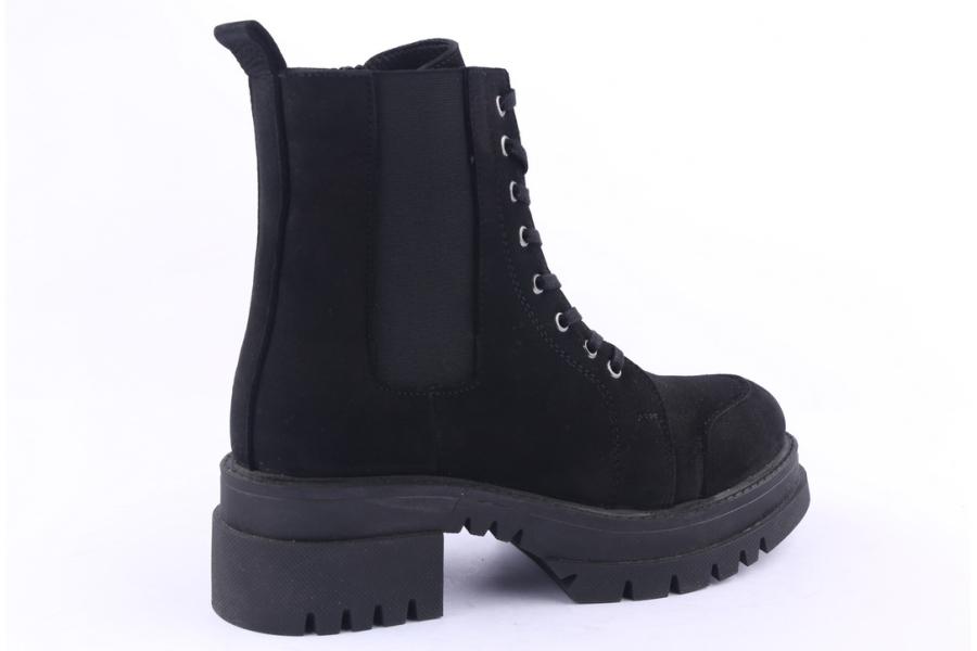 D.moro Shoes Women Suede Leather Ankle Boots For Winter: 781 Black (Wholesale)