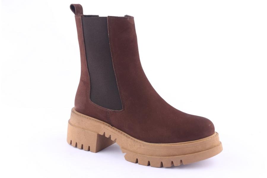 D.moro Shoes Women Suede Leather Ankle Boots For Winter: 782 Brown (Wholesale)