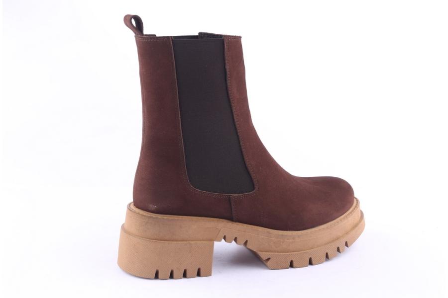 D.moro Shoes Women Suede Leather Ankle Boots For Winter: 782 Brown (Wholesale)