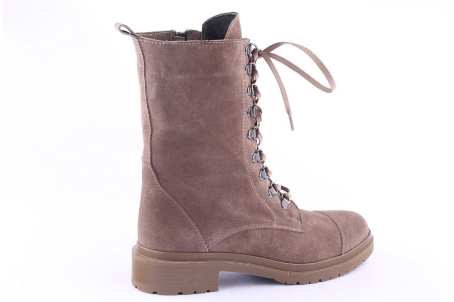 D.moro Shoes Women Suede Leather Ankle Boots For Winter: 8518 Taupe (Wholesale)