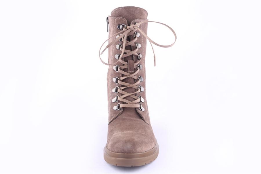 D.moro Shoes Women Suede Leather Ankle Boots For Winter: 8518 Taupe (Wholesale)